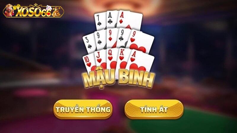 Luật chơi Mậu Binh Có Thưởng tại Xoso66